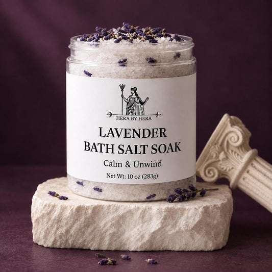 Bath Salts Soak with Sea Salt and Essential Oils | lavender, Eucalyptus, Citrus Calendula | Walnut Body Scrub