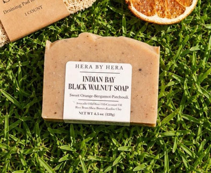 Self Care Gift Box with Candle, Body Scrub, Handmade Soap & Exfoliating Pouch | Cozy Spa Gift for Her