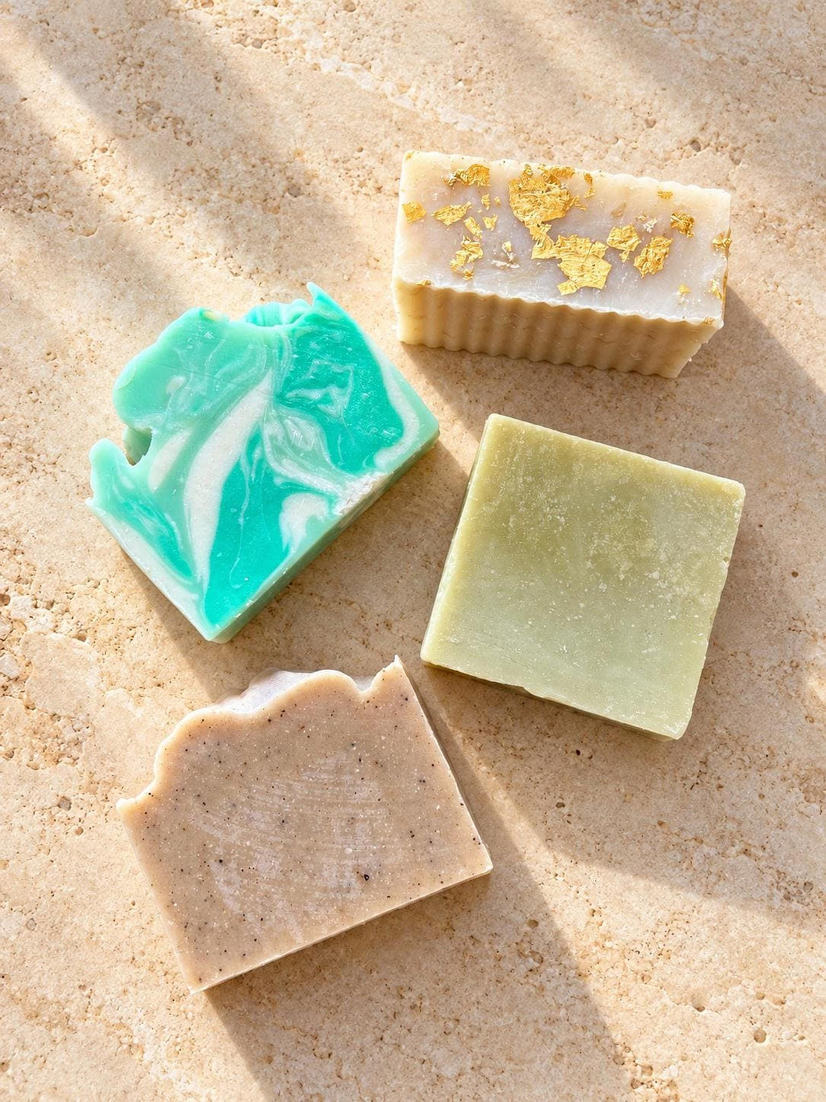 Soap Variety Set, Natural Bath Collection in Kraft Gift Box