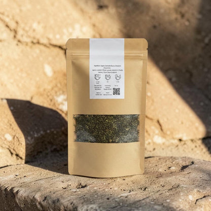 Terra Botanica Loose Leaf Herbal Tea | Chamomile Mint Tea | Caffeine Free Tea | Spearmint Peppermint Thyme Blend