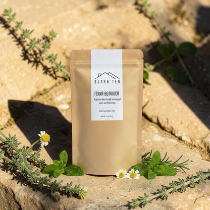 Terra Botanica Loose Leaf Herbal Tea | Chamomile Mint Tea | Caffeine Free Tea | Spearmint Peppermint Thyme Blend