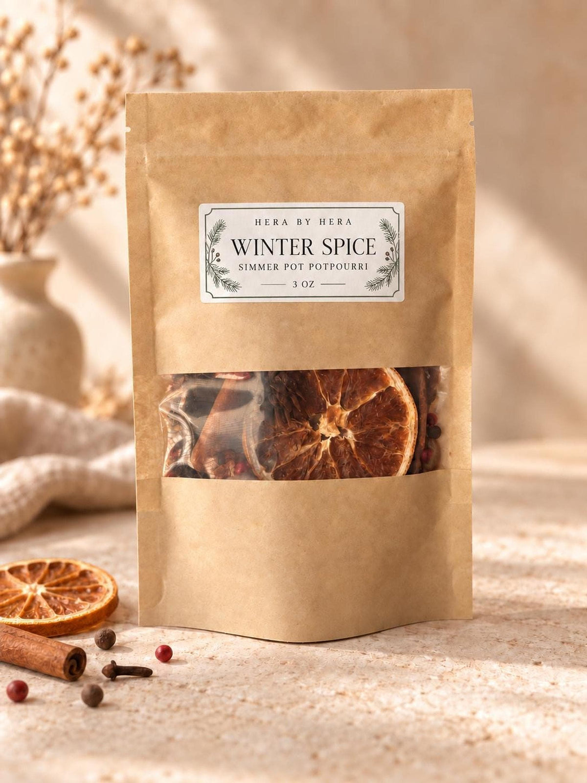 Stovetop Potpourri Winter Spice Kit, 3 Oz Dried Citrus Blend